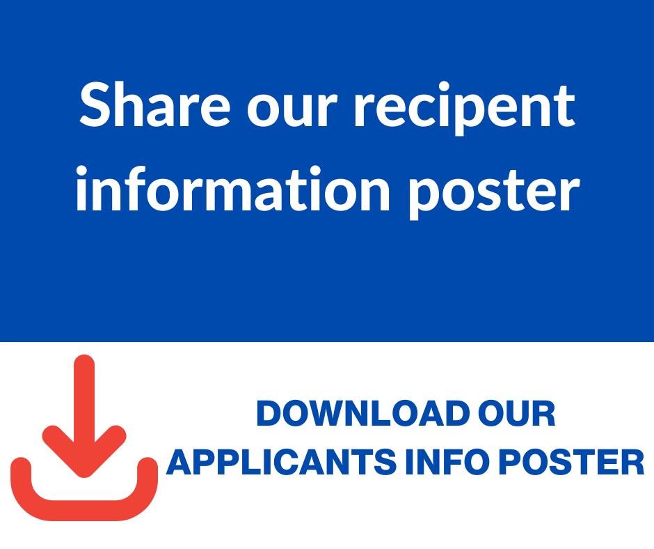 Download and share our applicant info poster